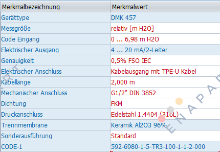 Type DMK 457 Code 592-6980-1-5-TR3-100-1-1-2-000