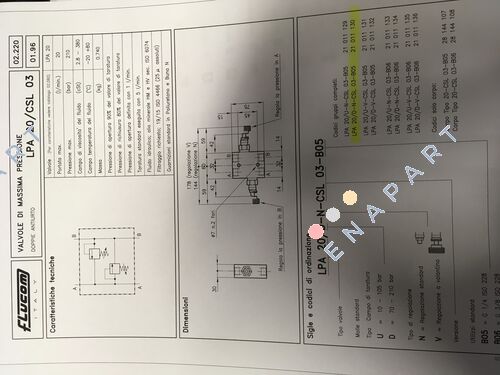 LPA 20 / D-N -CSL 03-B05   21 011 130  