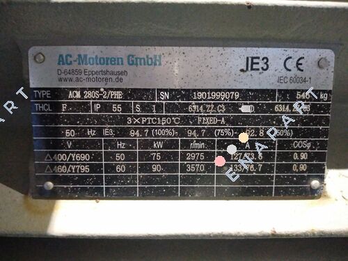 ACM 280 S-2 / PHE Motor trifásico de CA