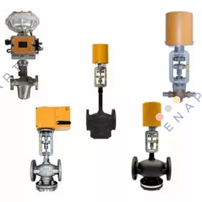 340-2-B-DN 100-PN 16-Kvs 130 válvula, completamente ensamblada