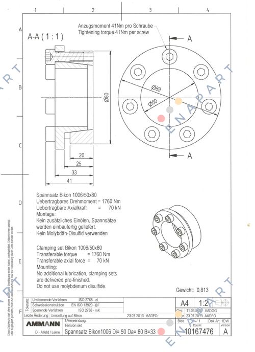 1006-050-080 Acoplamiento
