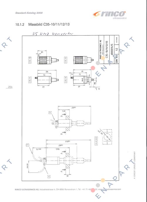 C35-13 kpl Convertidor