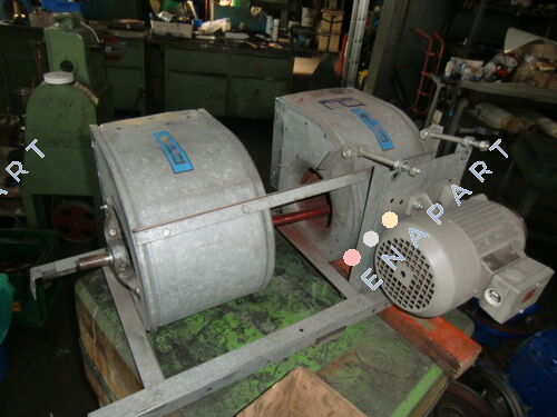 11620000  ventilador doble con motor, poleas y correas