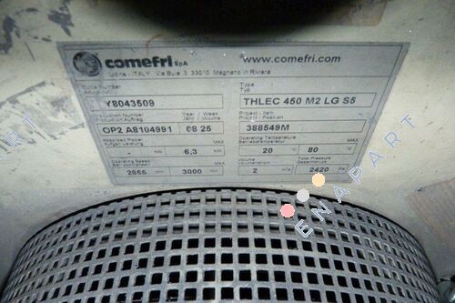 Typ:THLEC 450 S5 LG  Ventilador centrífugo