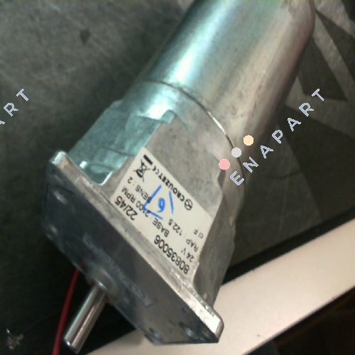 80835006 Motor de engranajes DC con escobillas, 33 W, 24 V DC