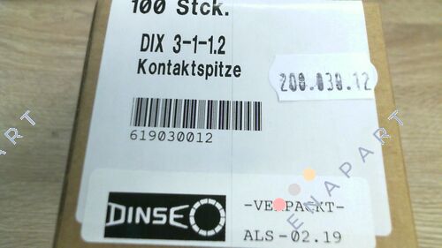 DIX 3-1-1.2 (pack x10)
