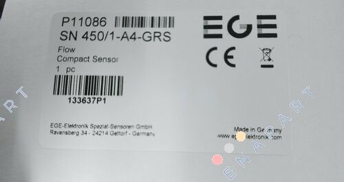 p/n: P11086, Type: SN 450/1-A4-GRS CONTROLADOR DE FLUJO