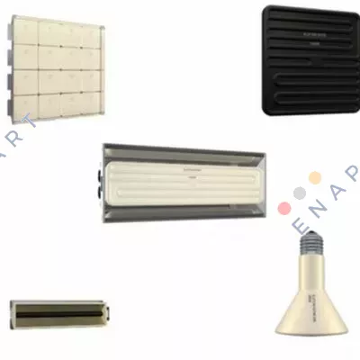 HSR/1 800 W 230 V Calentadores de paneles infrarrojos de cerámica