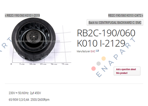 RB2C-190/060 K010 I-2129 admirador