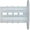 Centring sleeve for aerated concrete