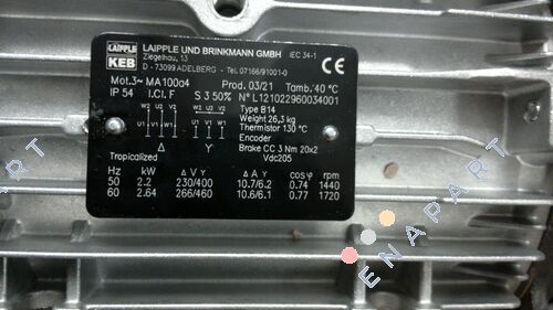 MA100a/4-SO Motor de freno trifásico