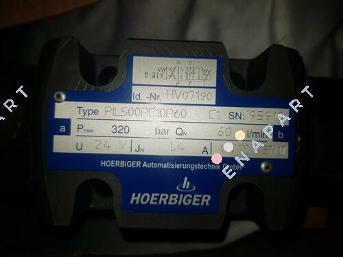 PIL500PC10P60 Prop. Válvula de control direccional