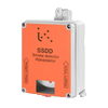 Smoke detector for duct mounting, optical