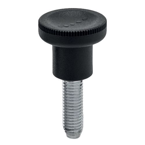 Plastic Ergostyle® Knurled Knobs with Stud by ELESA®