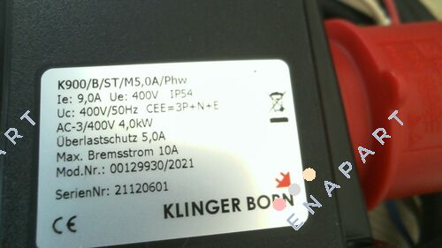 K900/B/ST/M5,0A/PhW (0012.9930) interruptor de freno