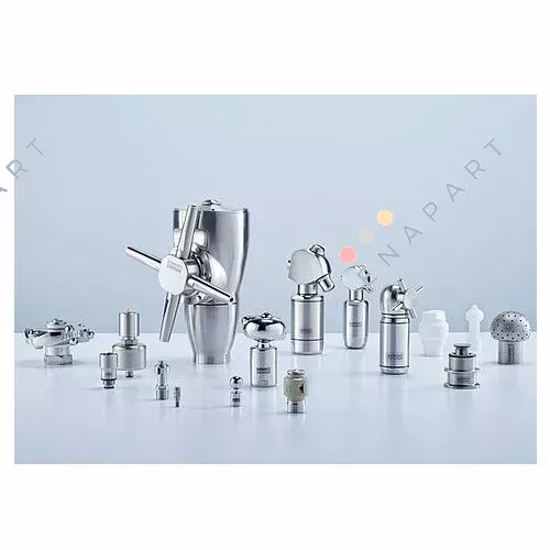 600.130.56.AC.00.4 WHISPERBLAST- FLAT, 1/4" BSPP-M