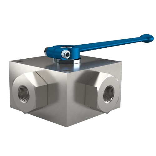 3-WAY AND 4-WAY BALL VALVES WITH THREADED CONNECTIONS