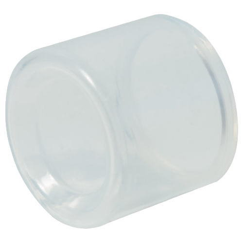 Rubber caps for projecting push-buttons
