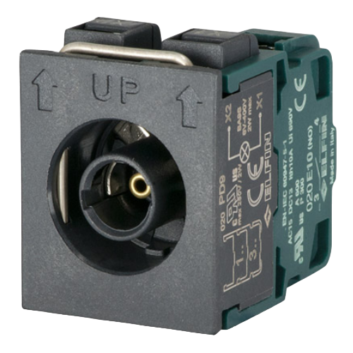 Lampholder BA9S, 1 N.O.