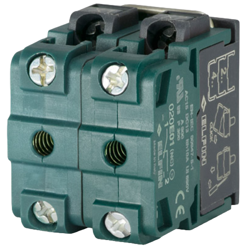 Lampholder BA9S, 2 N.O.