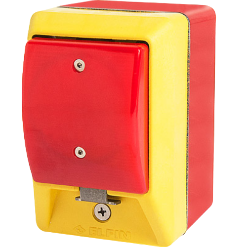 Palm switch, latching, dome button