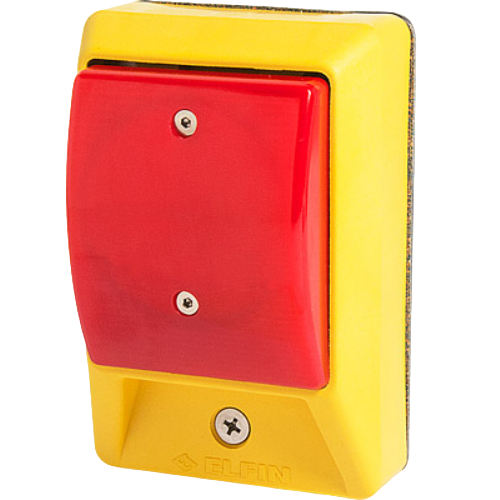 Illuminated emergency stop palm switches