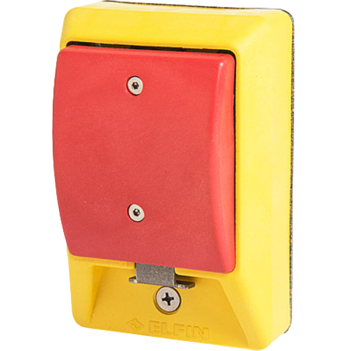 Non-illuminated latching emergency stop palm switches