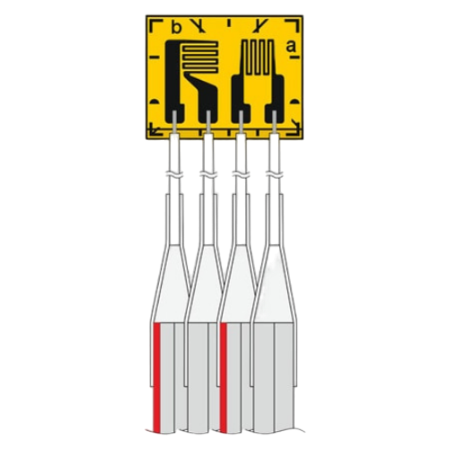 T-Rosette Strain Gauges