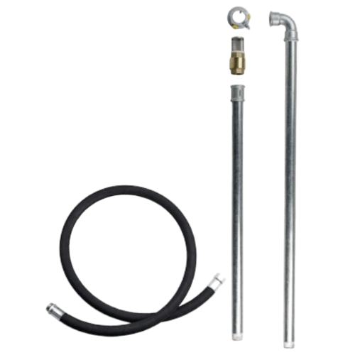 Suction tubes with connection hose