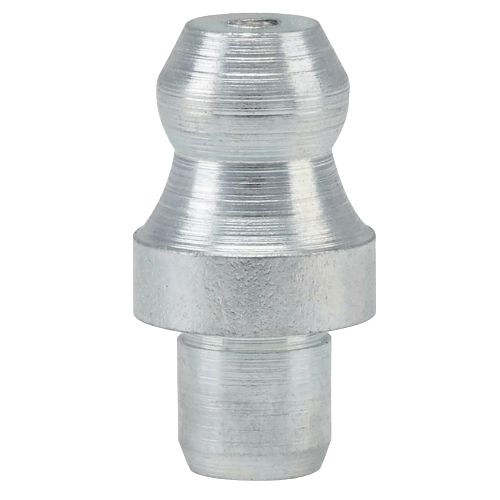 Hydraulic grease nipples H1 A, straight, 180°, acc to  DIN 71 412, hardened, galvanized, drive fit version