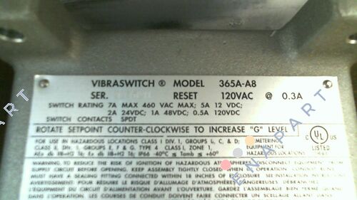365A-A8 Interruptor SPDT