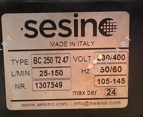 BC 250  T2-47 Intercambiador de calor