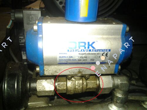 KV 901 ¾ " 2 way ball valve   Válvula para piezas