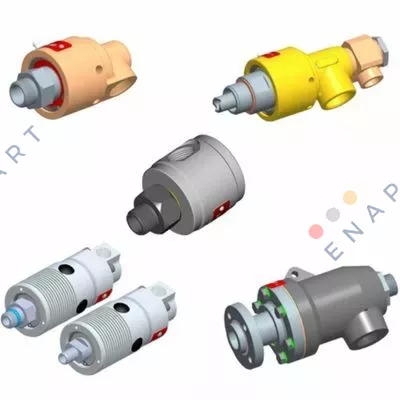 GR 20 LH Einweg Drehdurchführung DN20(G3/4”) mit Siliciumcarbid  