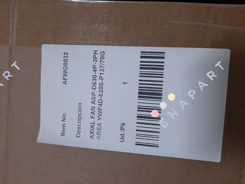ASP-D630-4P-3PH / YWF4D-630S-P137/70G ventilador axial